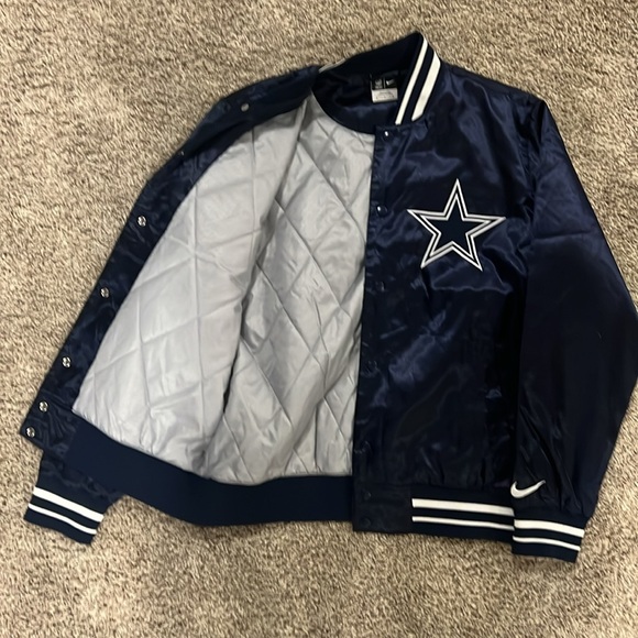 Navy Blue Dallas Cowboys Jacket - Picture 4 of 4